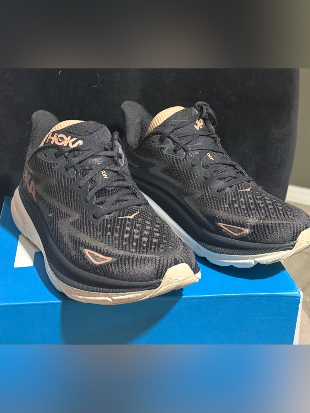Hoka Women's Black Athletic Shoes Size 9